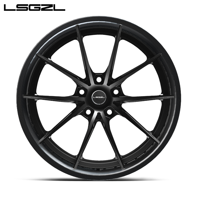LSGZL forged alloy wheel rims carbon fiber G900 20 22 23 24 26 Inch wheel 5x130 5x114.3 5x120 Rims