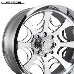 polishing 20 inch off-road wheels PCD 5x114.3 5x120 20 22 26 inch Aluminium forged wheels alloy rims