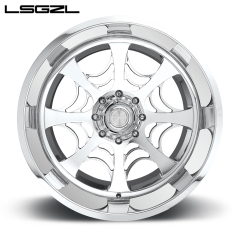 polishing 20 inch off-road wheels PCD 5x114.3 5x120 20 22 26 inch Aluminium forged wheels alloy rims