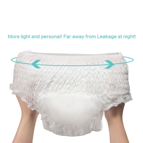 Convenient Soft Breathable Disposable Panties Period Pants with Sanitary Pad