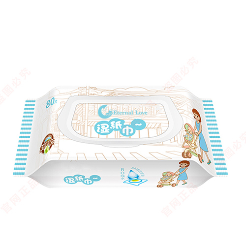 New design high quality popular fashion disposable cleaning paper towel wet tissue cotton and dry tissue wipe pouch