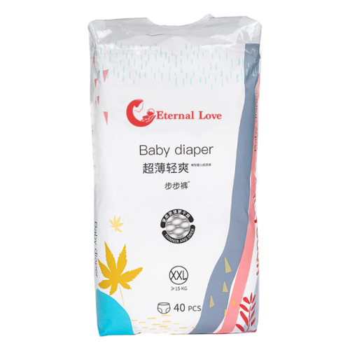 Popular Cheap Beautiful Packing Baby Diaper Pant And Good Quality Baby Diaper Pants Soft &amp; Absorbent Disposable Nappies White XXL Sizes for Toddlers and Infants