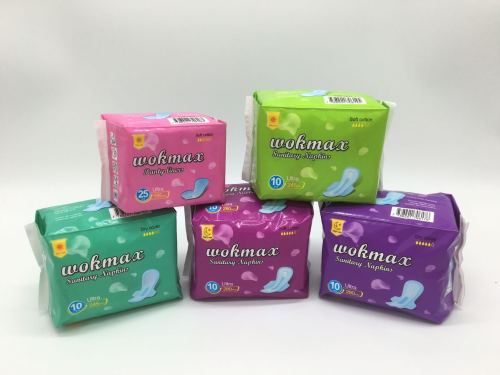 Wholesale Biodegradable Organic Sanitary Pads Women Menstrual Lady Anion Sanitary Napkin