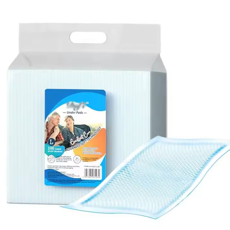 Quick Dry Breathable Nursing Home Hospital Bed Sheet Incontinence Disposable Under Pads For Old People