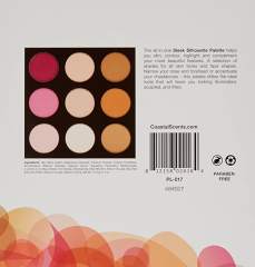 Coastal Scents Sleek Silhouette Blush, Highlighter, and Bronzer Palette (PL-017)