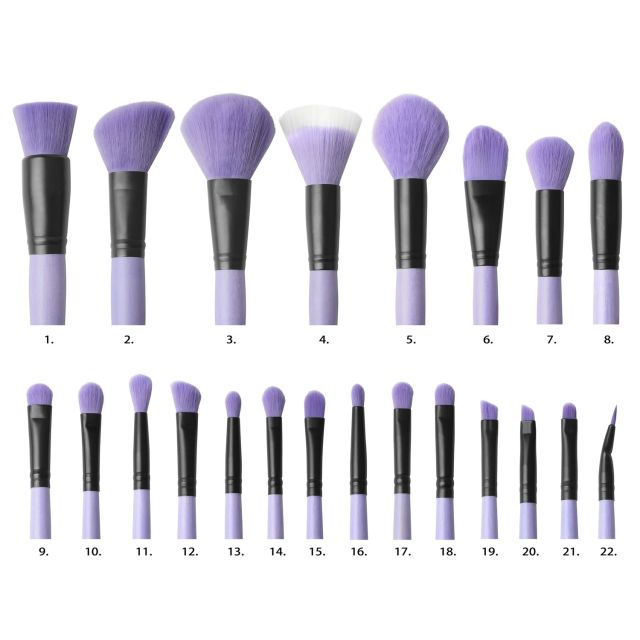 Coastal Scents Brush Affair Vanity Collection 22 Pieces