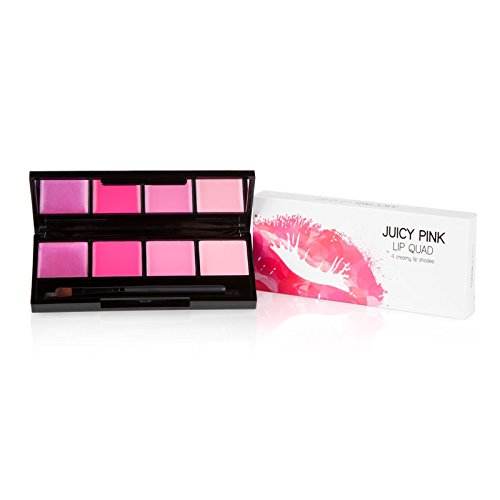 Coastal Scents Lip Quad, Juicy Pink