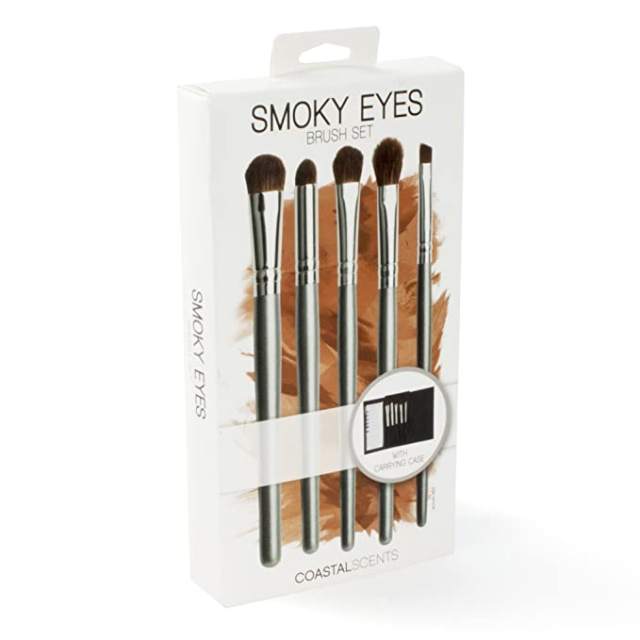 Coastal Scents Smoky Eyes Brush Set,0.17-Inch 2.82-Ounce( BR-SET-019)