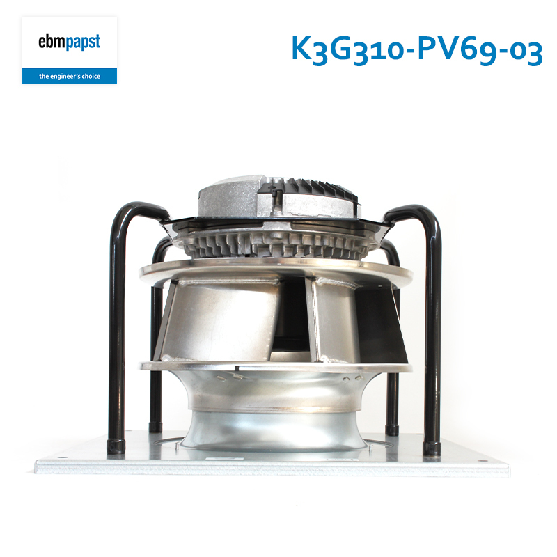 ebmpapst 310mm 380-480V 4.7A 3050W EC centrifugal fan Air conditioning box cooling fan K3G310-PV69-03