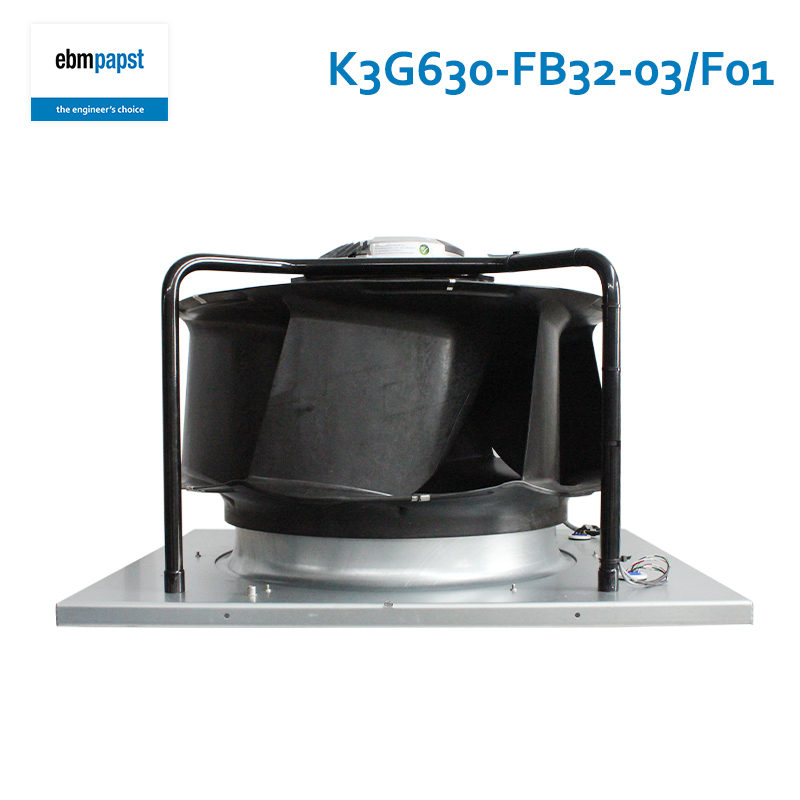 ebmpapst 630mm 380-480V 5.7A 3700W Air conditioning purification box fan Centrifugal fan K3G630-FB32-03/F01