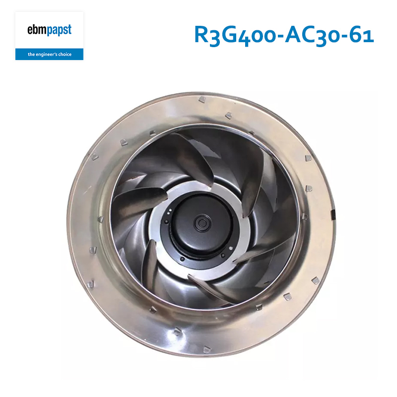 ebmpapst 400mm 200-277V 1.7A Air purification speed regulating fan Centrifugal cooling fan R3G400-AC30-61