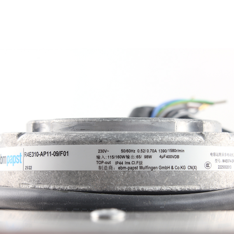 ebmpapst 310mm 230V 0.52/0.70A 115/160W Air purification centrifugal fan Backward centrifugal fan R4E310-AP11-09/F01