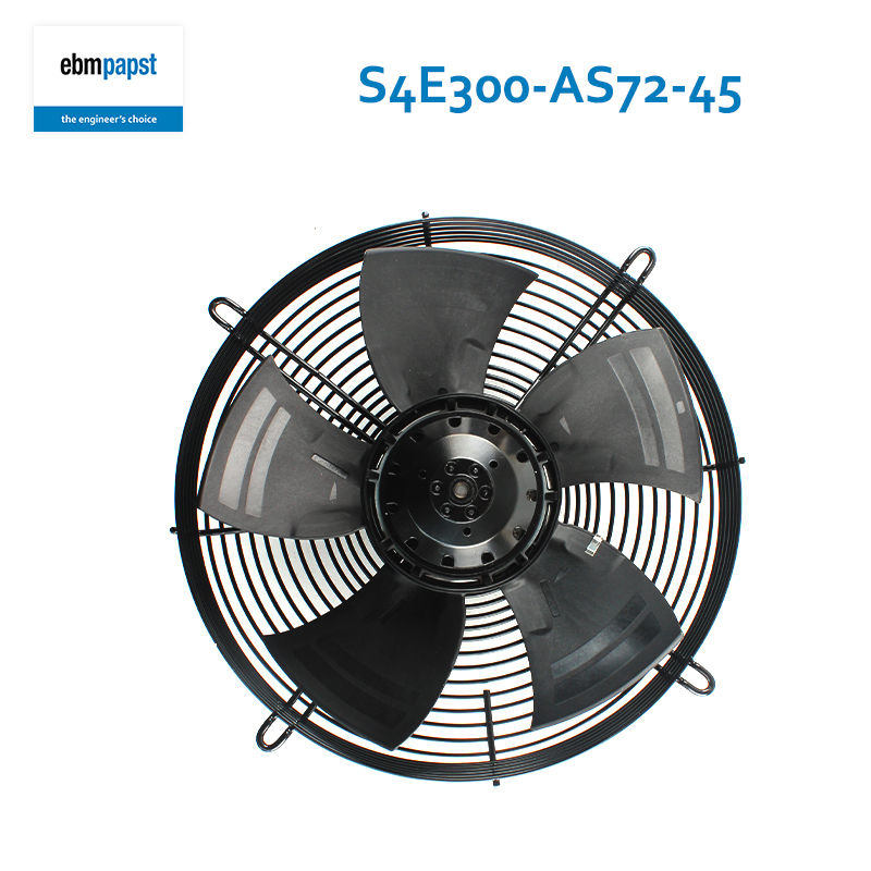 ebmpapst φ400mm 230V0.32/0.40A 72/90W Refrigeration fan of cold storage Outer rotor axial flow fan S4E300-AS72-45