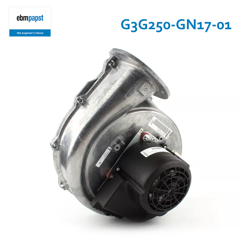 ebmpapst 250mm 208-240V 5.7A 150W Gas fired boiler condensate boiler heat dissipation blower G3G250-GN17-01