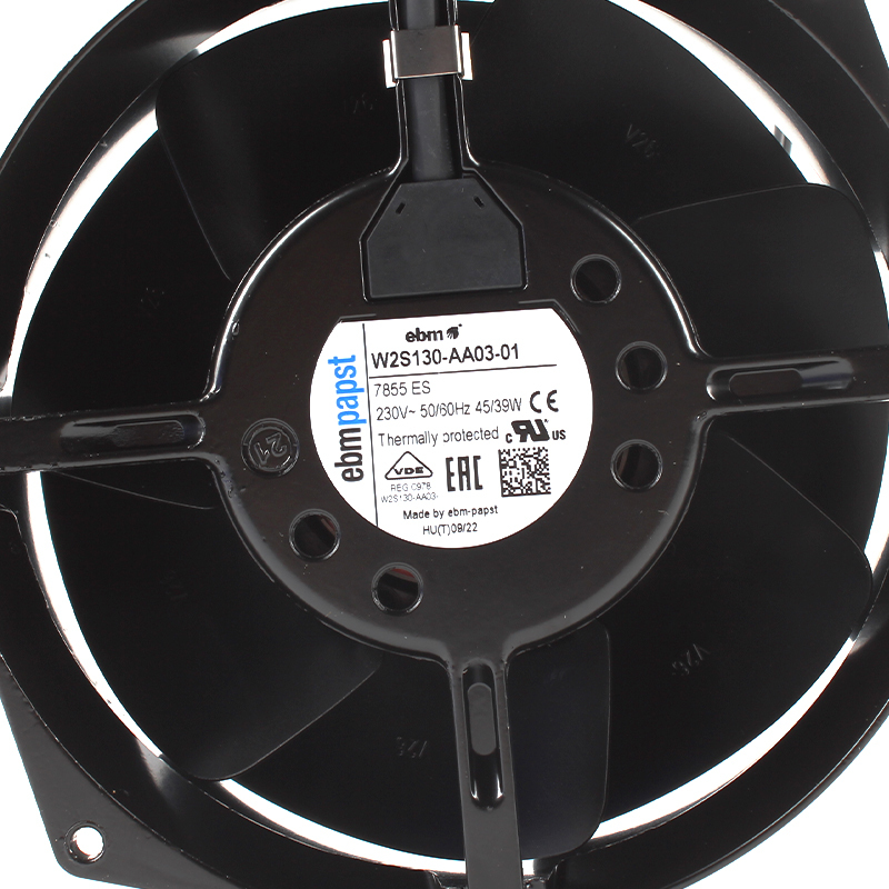 ebmpapst 172×150×55mm 230V 0.13/0.25A 39/45W Industrial automation fan Motor cooling fan W2S130-AA03-01