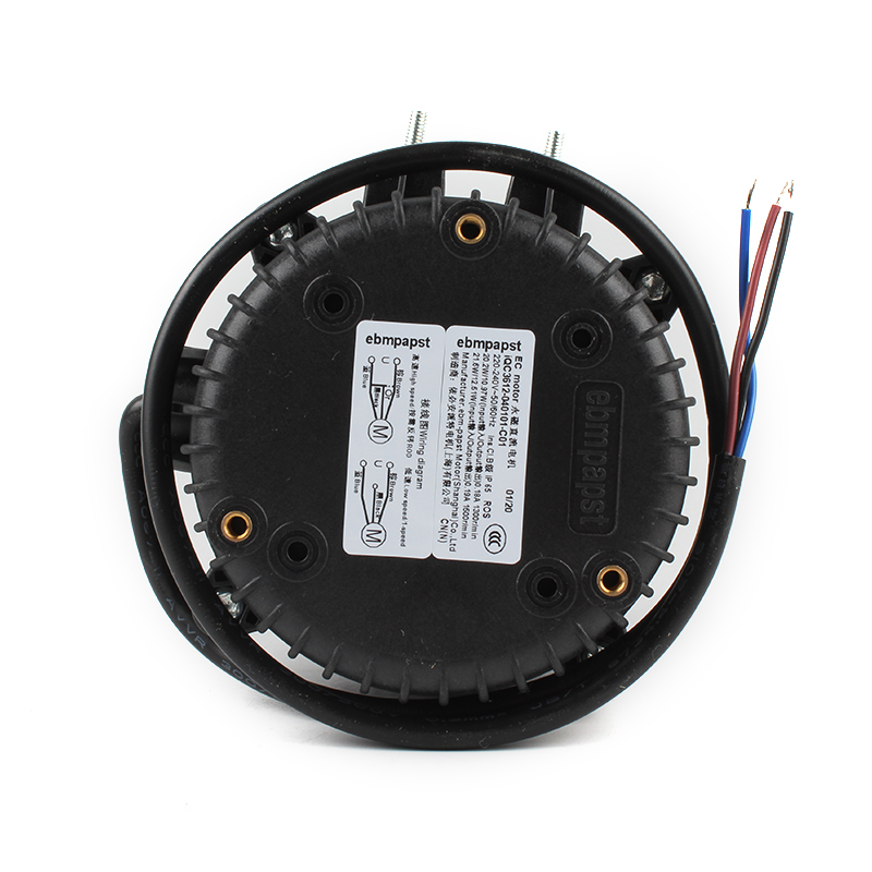 ebmpapst Refrigerator Motor IQC Motor Manufacturer of shaded pole motor 220/240V 0.18/0.19A 20.2/10.9W IQC3612-040101-C01