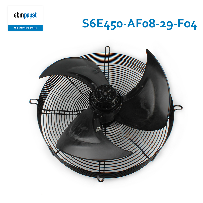 ebmpapst Schneider air conditioning fan Precision air conditioning exhaust fan φ477.2mm 230V 0.62A 140/67W S6E450-AF08-29-F04
