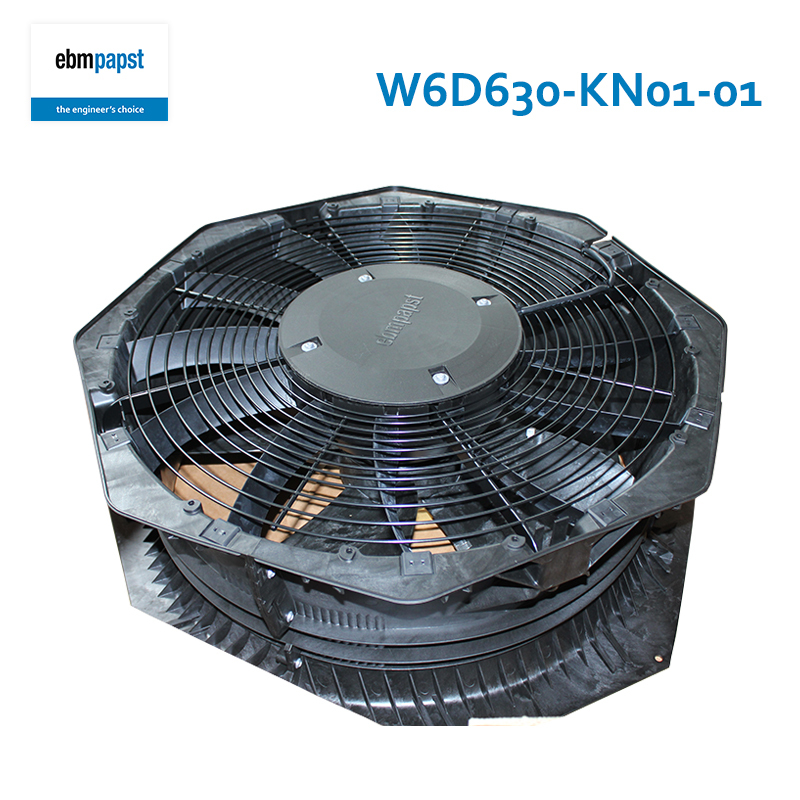 ebmpapst Air conditioning axial flow fan Large axial flow fan manufacturer φ630mm 400V 1.2A 570W W6D630-KN01-01
