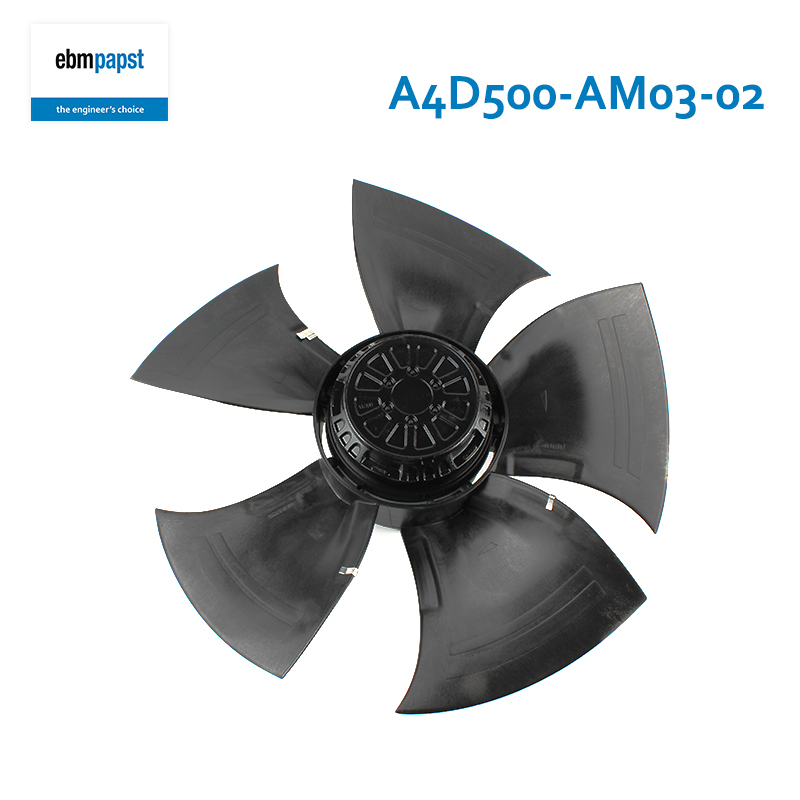 ebmpapst Outer rotor axial flow fan Precision air conditioning cooling fan φ500mm 400V/460V 1.41/0.9A 720/550W A4D500-AM03-02