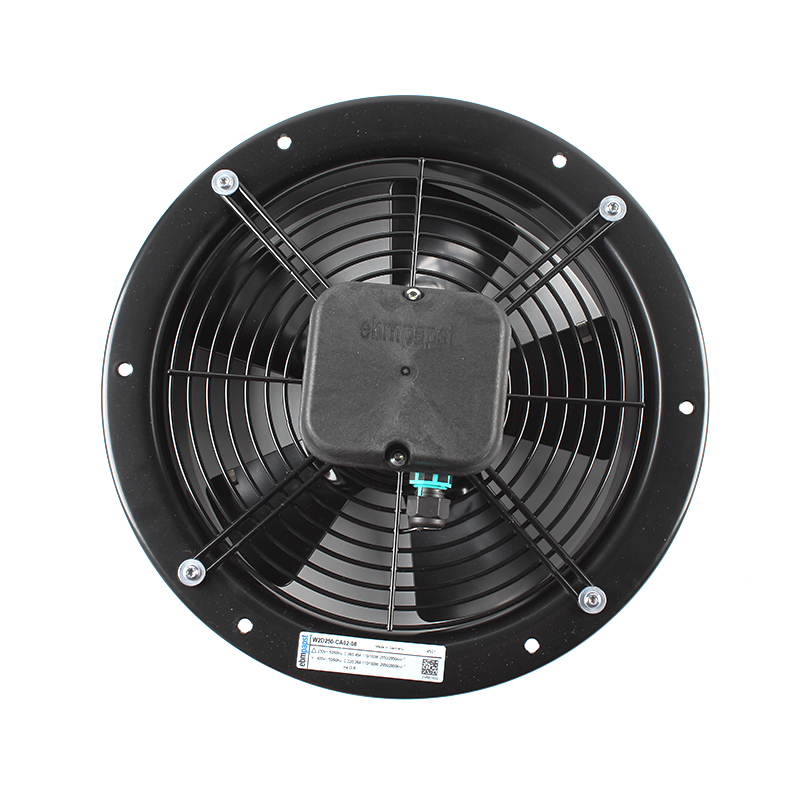 ebmpapst 230v ac axial flow fan 250mm axial fan 0.38/0.45A 110/160W W2D250-CA02-08