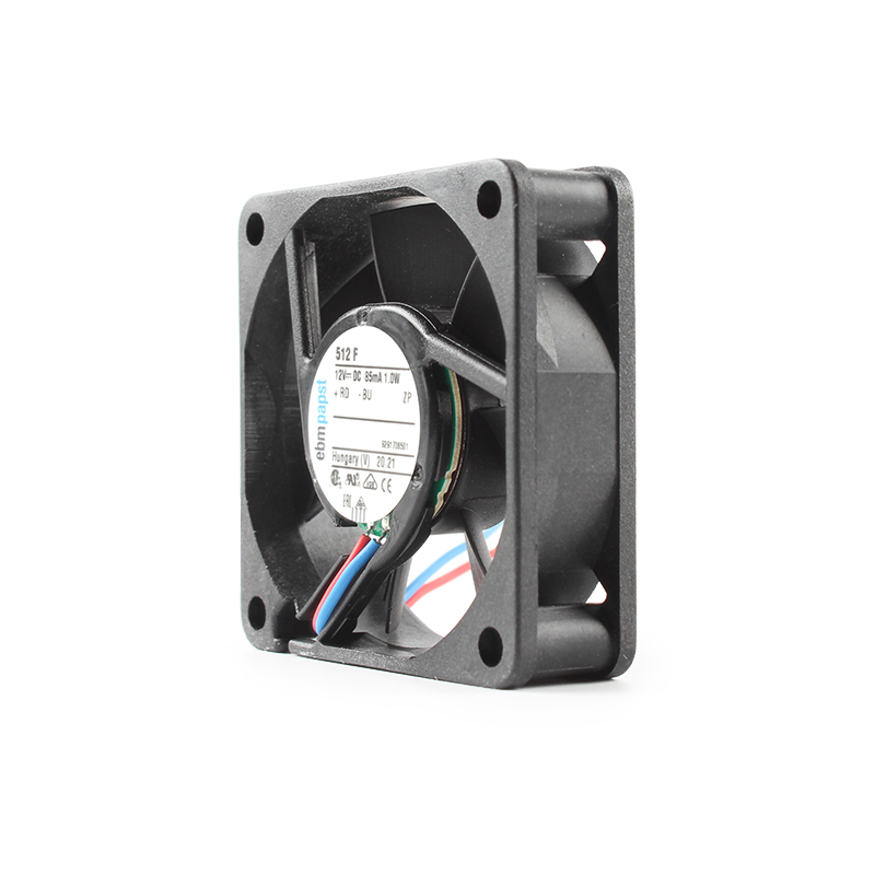 ebmpapst chassis cooling fan dc fan sleeve bearing 5015 12V 85mA 1.0W 512F