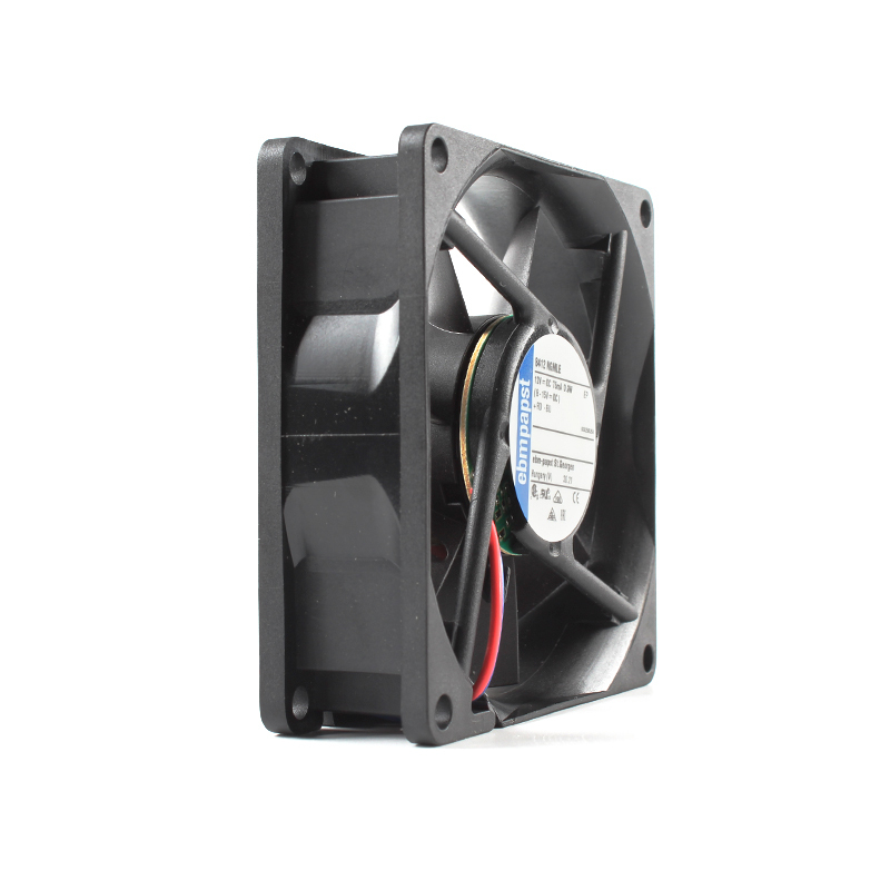 ebmpapst axial fan for cooling unit pc cooling fan 8025 12V 75mA 0.9W 8412NGMLE