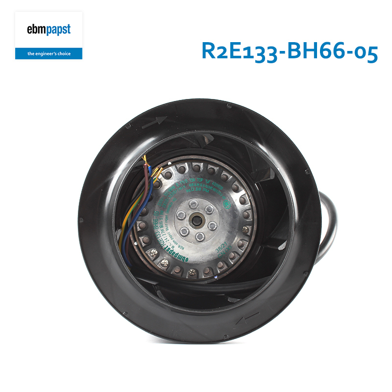 ebmpapst centrifugal fan 230v centrifugal fan ac 133 mm 0.11/1.13A  24/27W R2E133-BH66-05