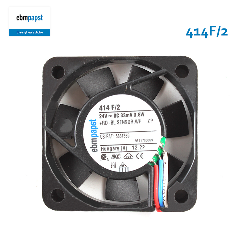 ebmpapst 4010 cooling fan dc cooling fan cpu 24V 33mA 0.8W 414F/2