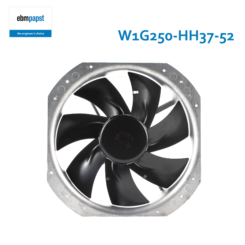 ebmpapst axial fan dc 24v axial fan motor 250mm 5.0A 105W W1G250-HH37-52