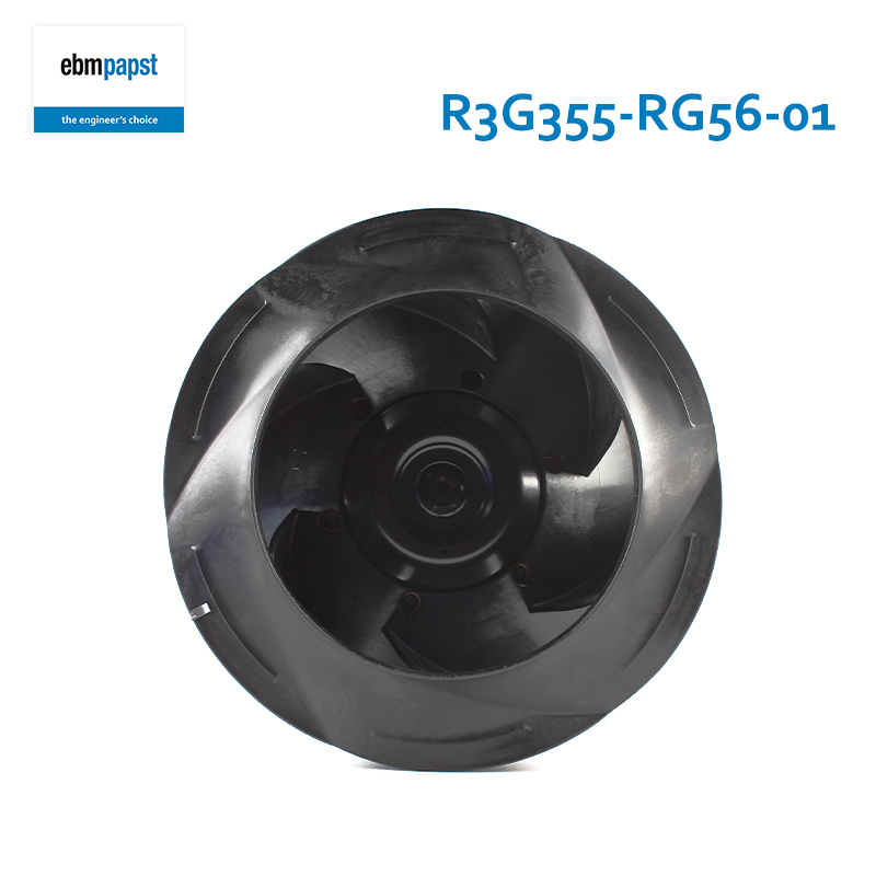 ebmpapst 380v centrifugal fan 350mm ac backward curved centrifugal fan 1.7A 930/745W R3G355-RG56-01