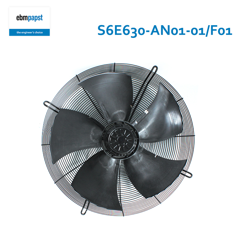 ebmpapst cabinet cooling fan 230v radial cooling fan 630mm 2.62A 600W S6E630-AN01-01/F01