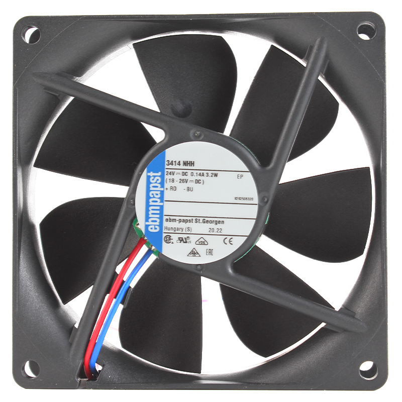 ebmpapst 9225 dc fan  DC motor cooling fan 24V 0.14A 3.2W 3414NHH