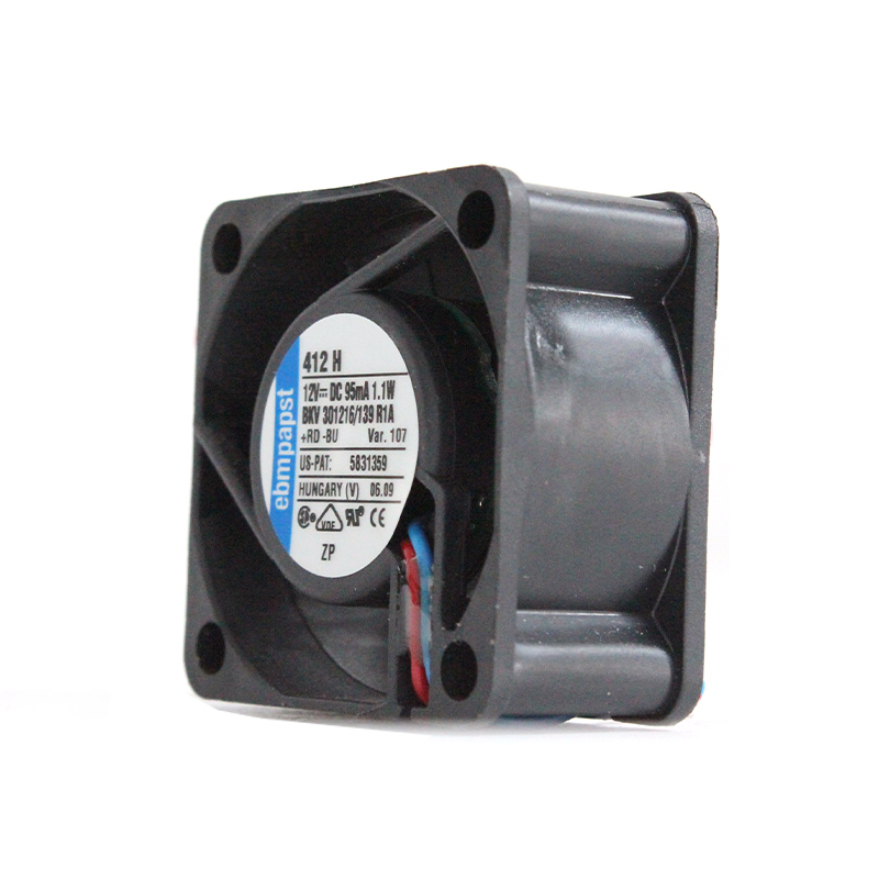 ebmpapst 12v mini inverter cooling fan 4020 cooling fan 95mA 1.1W 412H