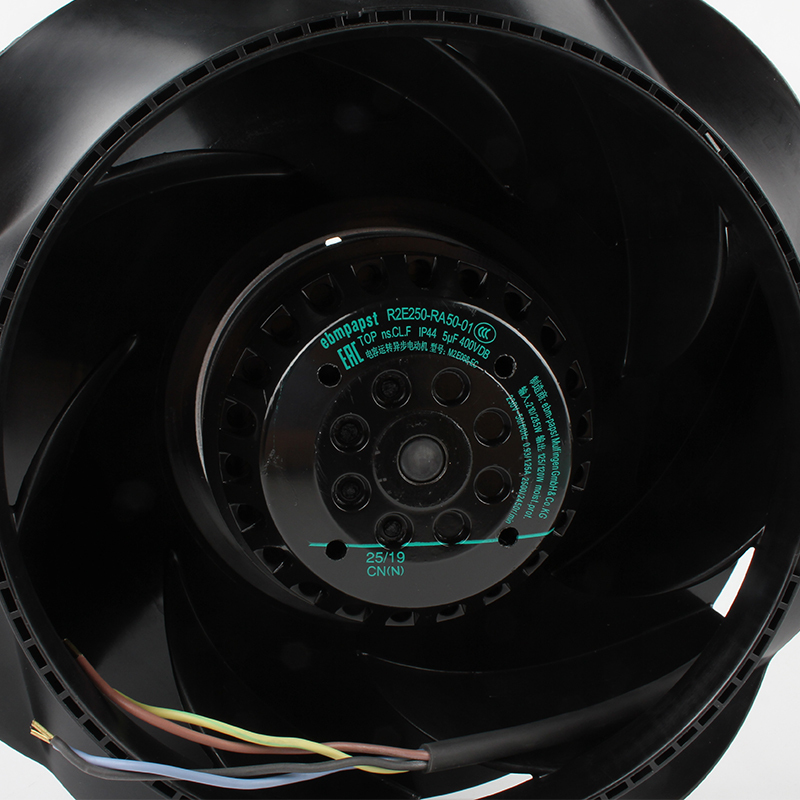 ebmpapst centrifugal fan 230v inverter cooling fan φ250mm 0.93/1.25A 210/285W R2E250-RA50-01