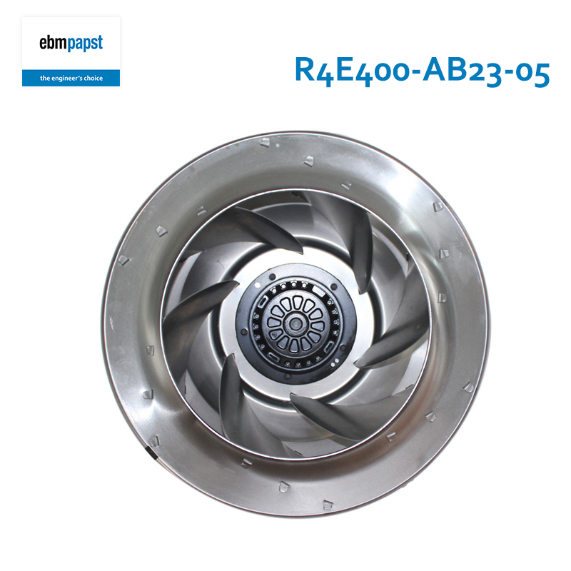 ebmpapst backward curved centrifugal fan 400 mm centrifugal fan 230v 1.2A 270W R4E400-AB23-05
