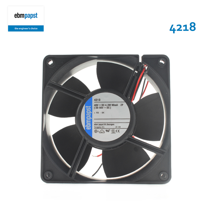 ebmpapst chassis cooling fan 48v cooling fan 12038 90mA 4.3W 4218