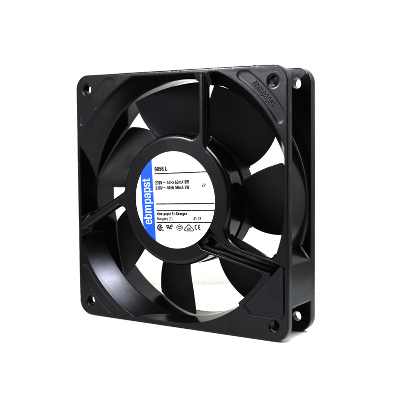 ebmpapst cooling fan 120x120x25 mini axial fan 12025 230V 50mA 8W 9956L