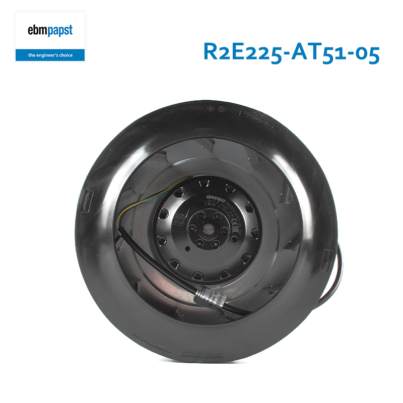 ebmpapst ac inverter fan ac centrifugal fan 225mm 230V 0.46A 105W R2E225-AT51-05