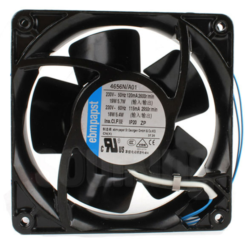 ebmpapst cooling small fan high speed cooling fan 12038 230V 19/5.7W 4656N/A01