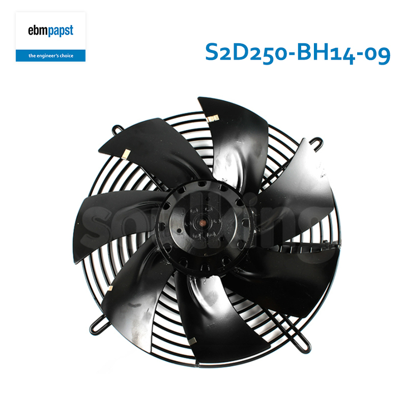 ebmpapst ac axial fan 250mm ac industrial fan 400V 0.22A 140W S2D250-BH14-09