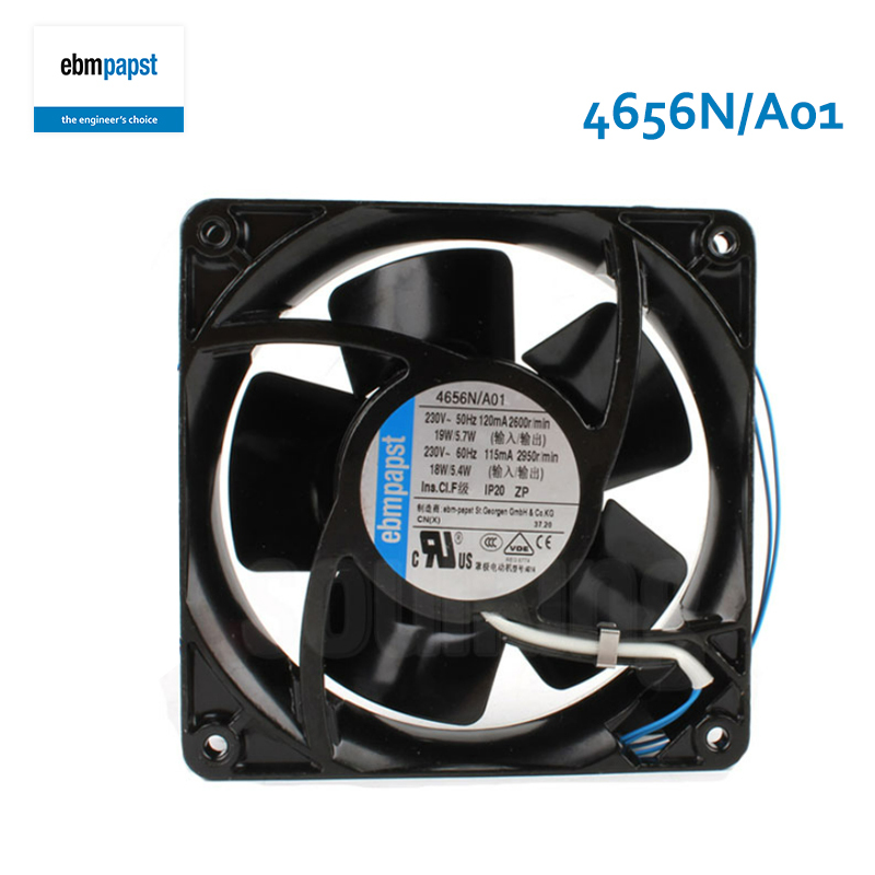 ebmpapst cooling small fan high speed cooling fan 12038 230V 19/5.7W 4656N/A01