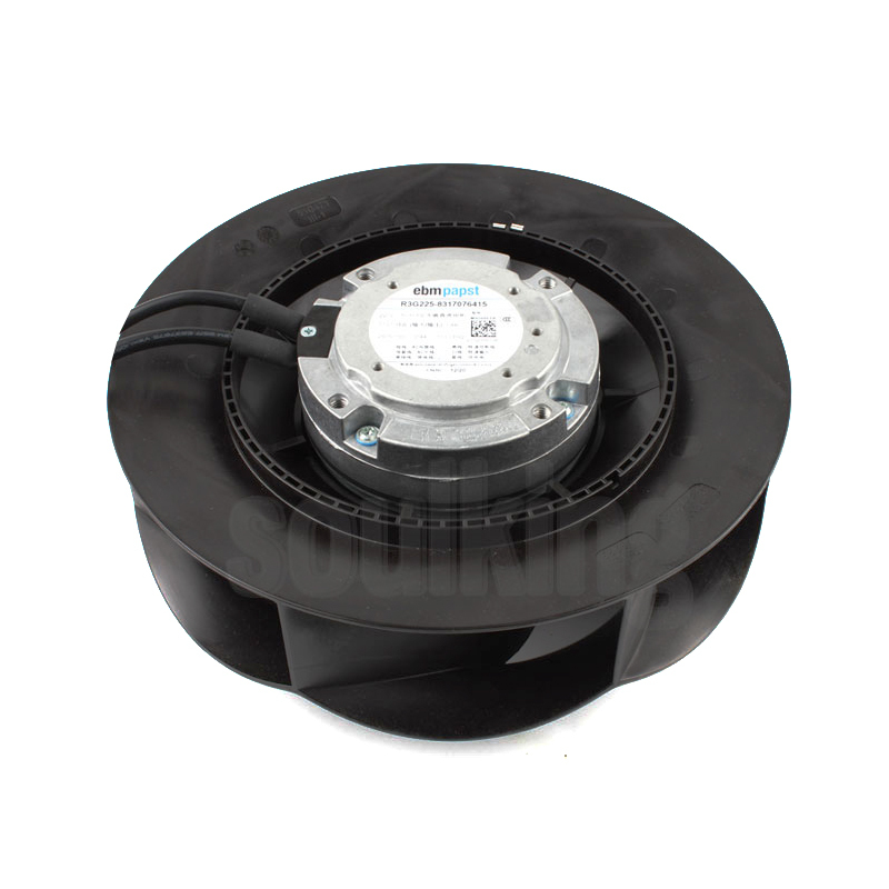 ebmpapst air purifier centrifugal fan 225mm ac backward curved centrifugal fan 220V 1.4A 170W R3G225-8317076415