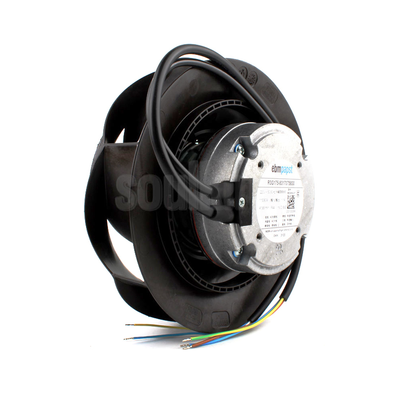 ebmpapst mini centrifugal fan 170mm cooling fan 220V 1.1A 115W R3G175-8317075830