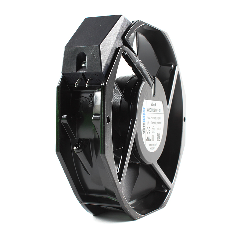 ebmpapst ups cooling fan 230v ac axial flow fan 172×150×38mm 0.12/0.13A 27/28W W2E142-BB01-01