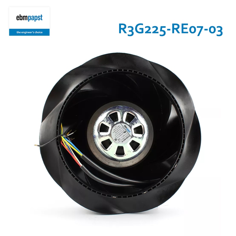 ebmpapst centrifugal turbine fans air conditioner centrifugal fan 225mm 200-240V 1.4A 170W R3G225-RE07-03