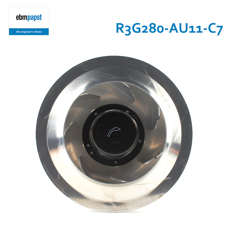 ebmpapst 280mm ac backward curved centrifugal fan 380v cooling fan 380/480V 1.6A 1000W R3G280-AU11-C7