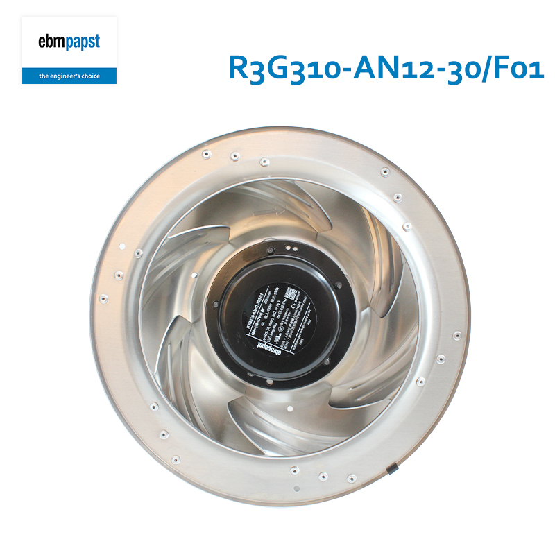 ebmpapst centrifugal fan dc industrial centrifugal fan 310mm 48V 4A 190/150W R3G310-AN12-30/F01