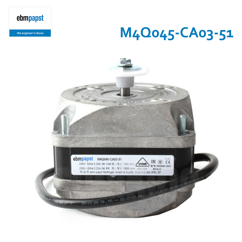 ebmpapst fan motor cooling air cooling fan shaded pole motor 230V 0.25/0.22A 36/34W M4Q045-CA03-51