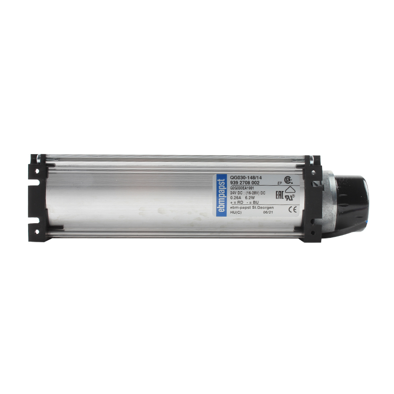 ebmpapst dc centrifugal fan dc cross flow fan 47.5×50×201mm 24V 255mA 6.2W QG030-148/14