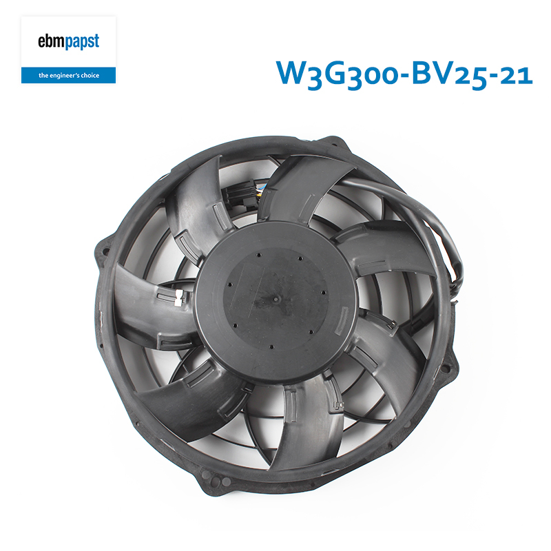 ebmpapst axial flow fans for condenser 300mm axial fan 26V 14.2A 380W W3G300-BV25-21